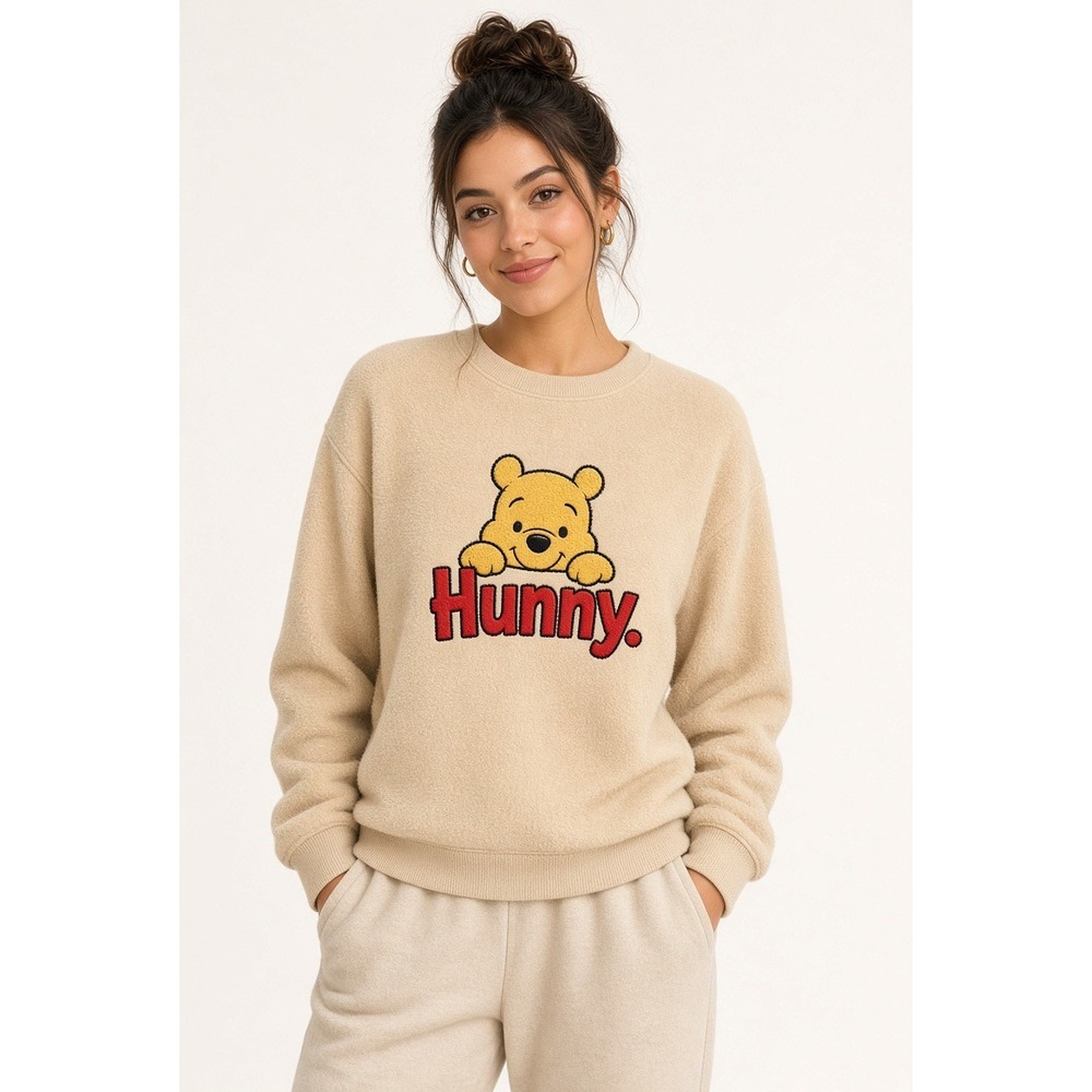 Disney Winnie the Pooh Hunny Plush Pajama Top Sleepwear Women's M